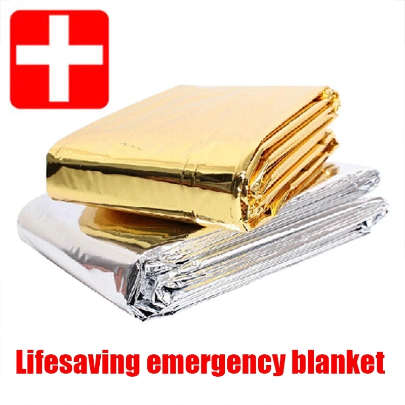 Outdoor Survive First Aid Rescue Kit Emergency Blanket