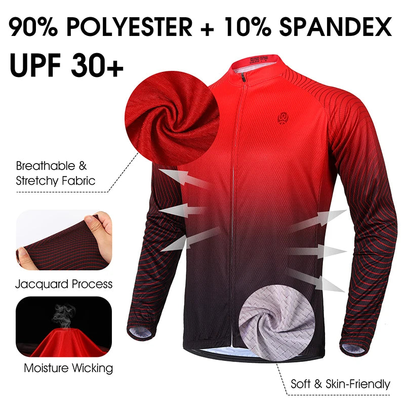 WEST BIKING Cycling Long Sleeve Jersey