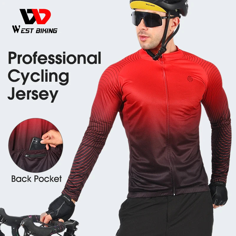 WEST BIKING Cycling Long Sleeve Jersey