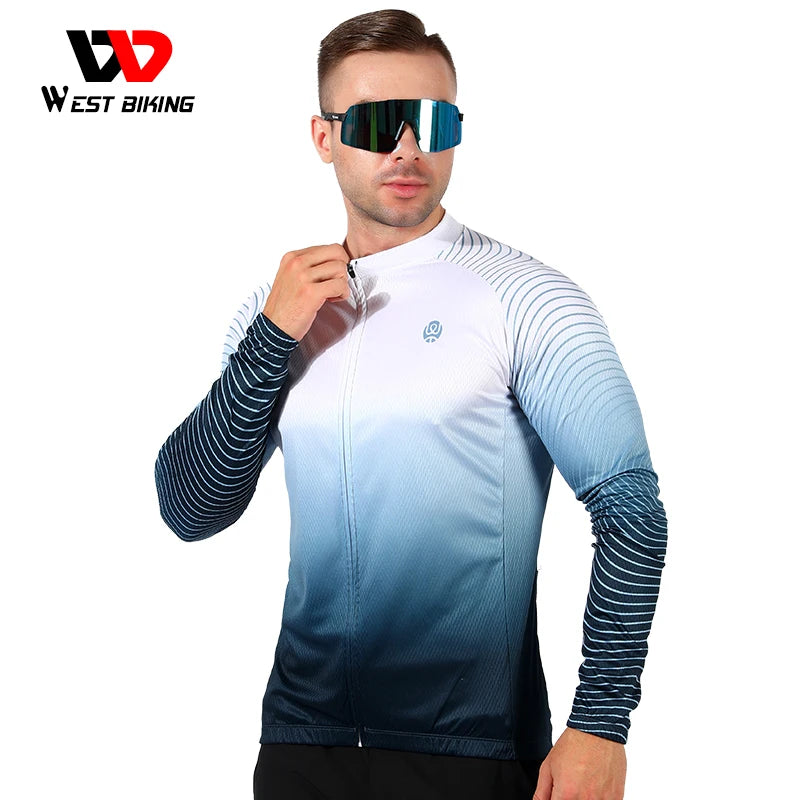 WEST BIKING Cycling Long Sleeve Jersey