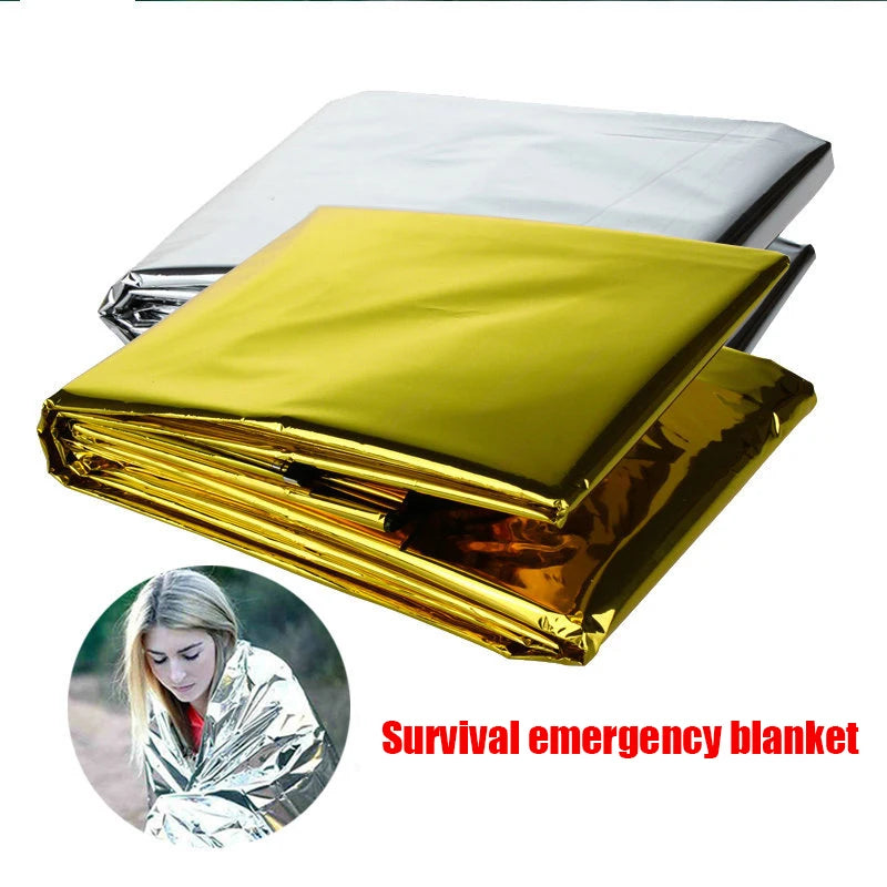 Outdoor Survive First Aid Rescue Kit Emergency Blanket