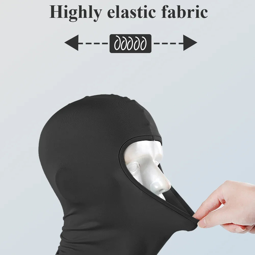 Breathable Sports Balaclava Hat Quick-Dry Windproof Full Face Mask Headgear