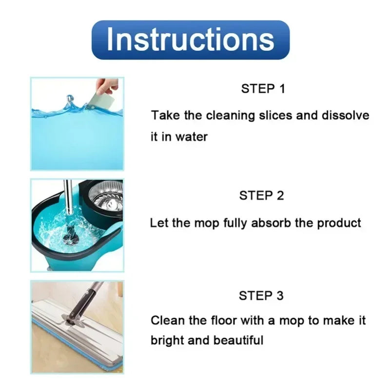 Disposable Floor Cleaner Water-soluble Tablet Cleaner