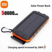 Xiaomi 200000mAh Solar Power Bank Portable Compatible with IOS Android USB-A and USB-C Fast Charging