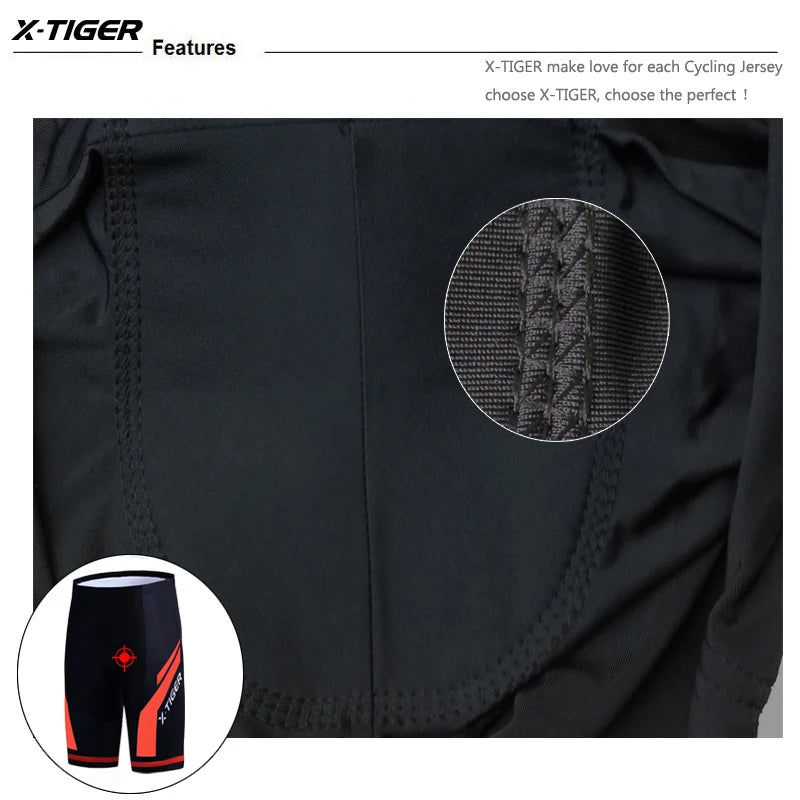 X-TIGER MTB, Road Bike Pants Bike Shorts Summer Outfit Clothes