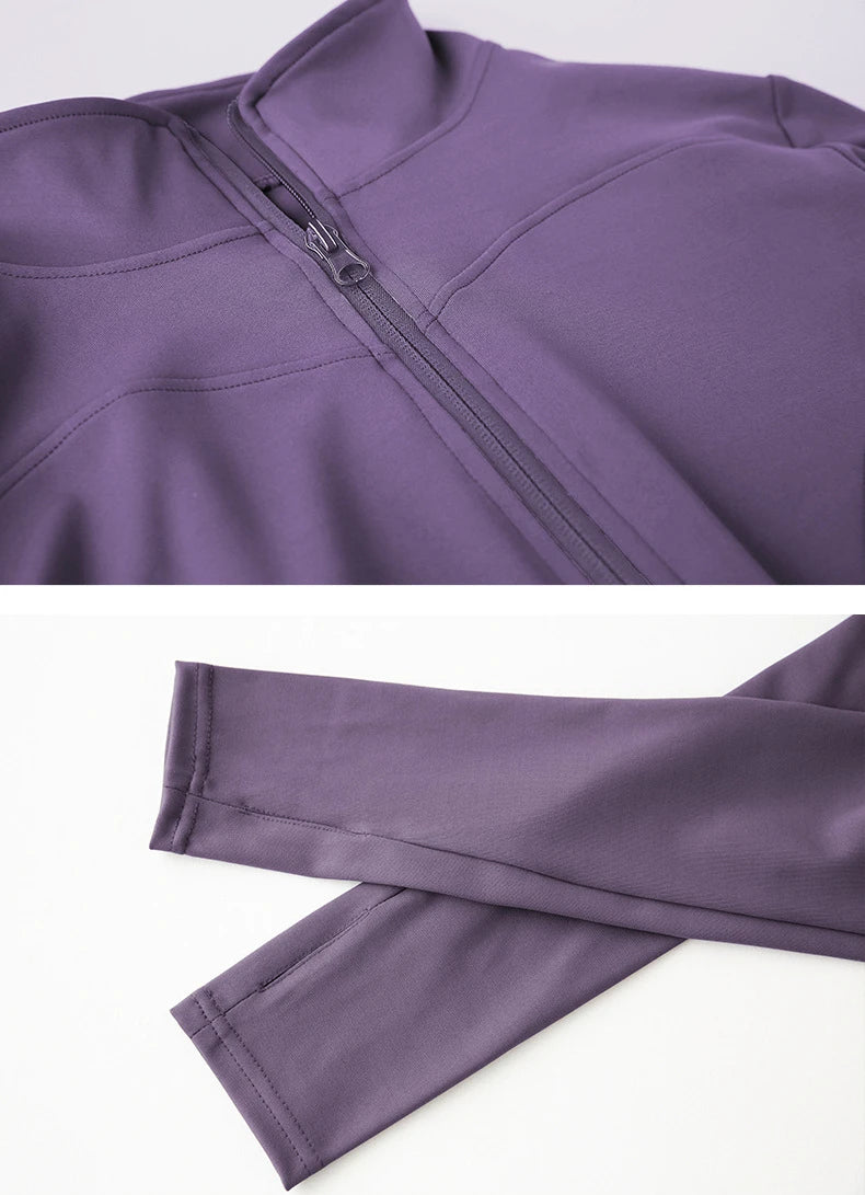 Long Sleeve Woman Sports Jacket