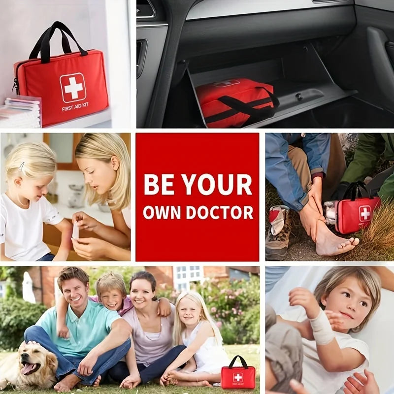 245PCS Deluxe First Aid Kit for Camping, Hiking and Travell