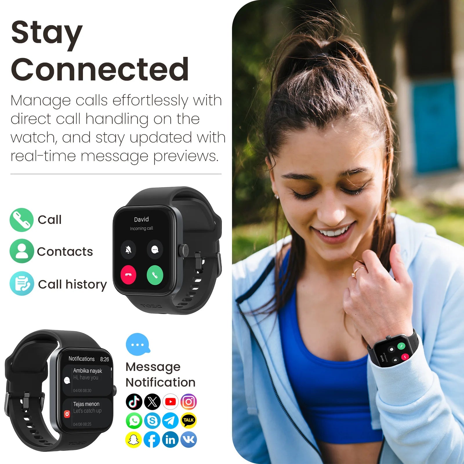 TOZO S4 AcuFit One Smart Watch 1.78"