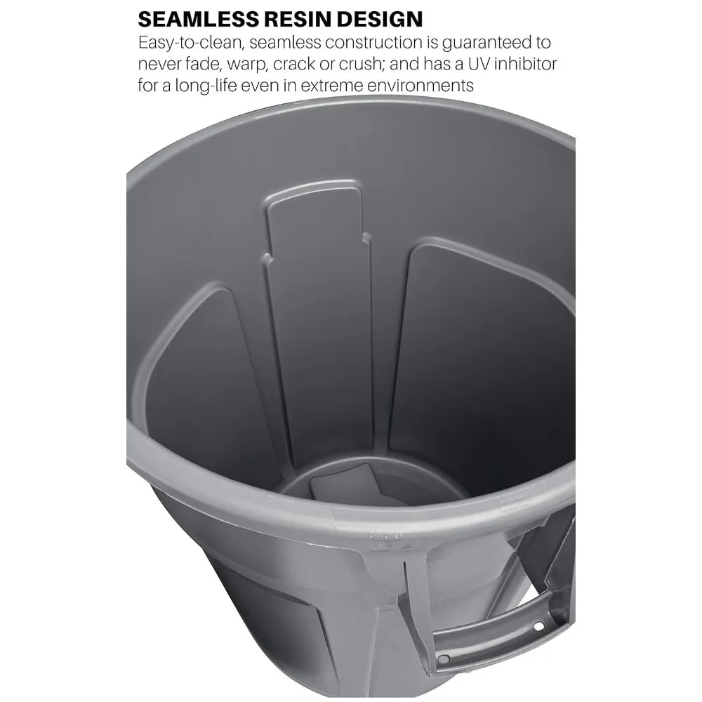BRUTE Heavy-Duty Trash/Garbage Can