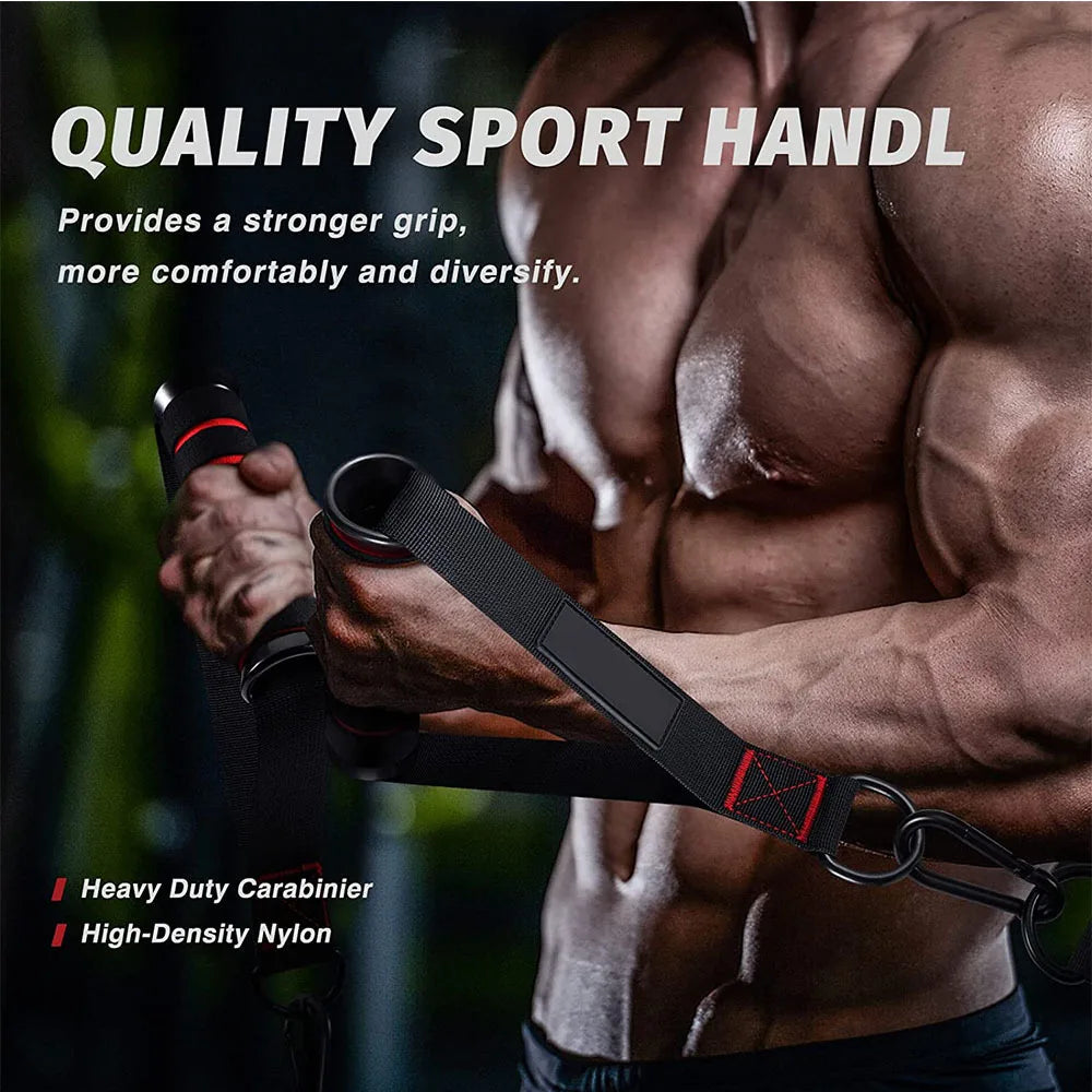 D-Ring Metal Gym Grip Handles
