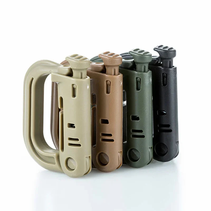 Plasctic Shackle Carabiner D-ring Clip