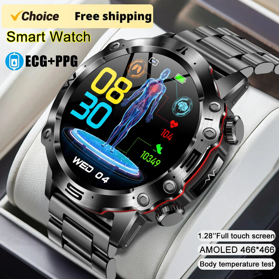 ECG+PPG Bluetooth Call Smart Watch