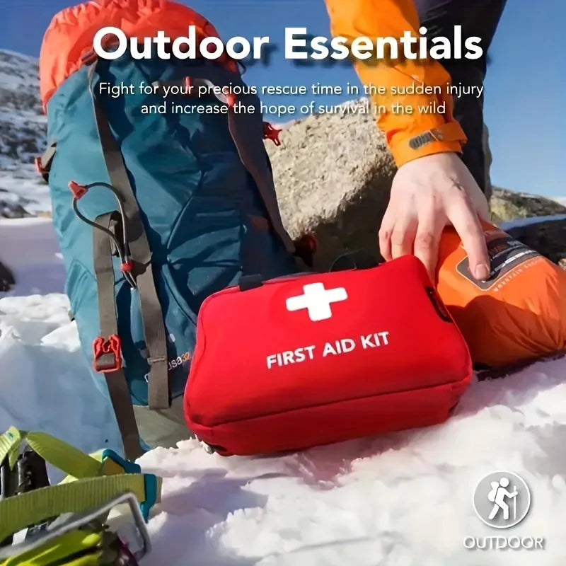 245PCS Deluxe First Aid Kit for Camping, Hiking and Travell