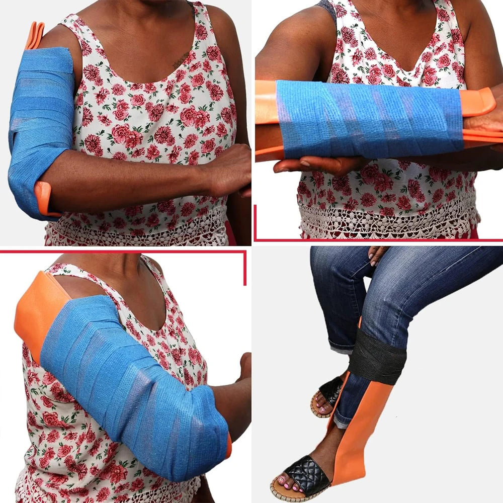 First Aid Universal Aluminum Splint Roll For Fixture Bone Emergency
