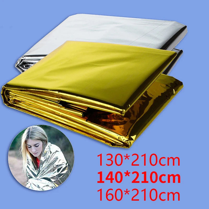 Outdoor Survive First Aid Rescue Kit Emergency Blanket