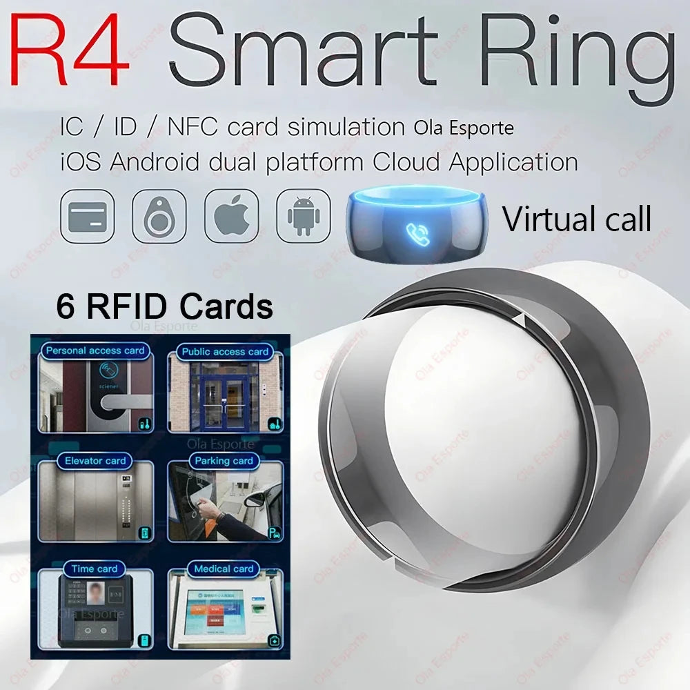 NFC ID IC Magic Finger Ring for Android IOS Wearable Device