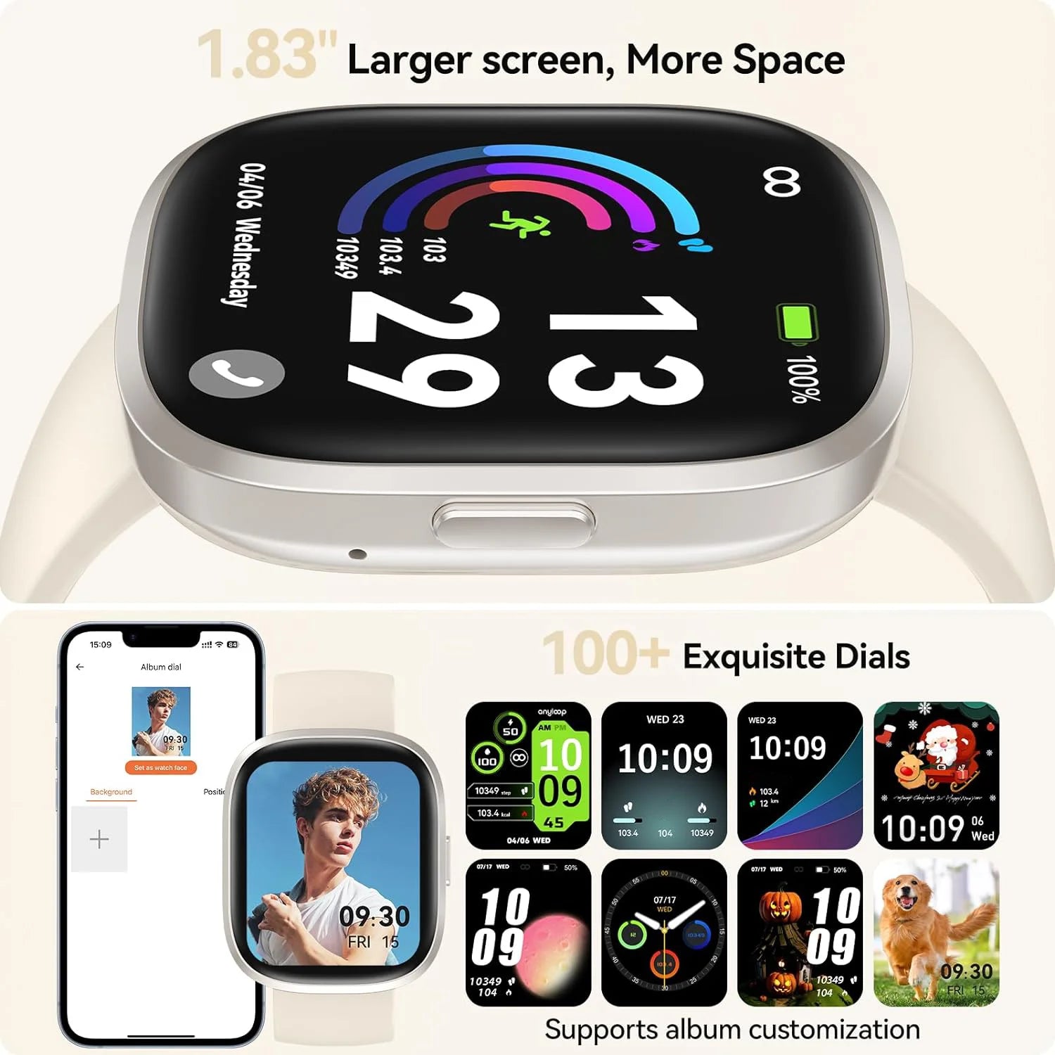 Smart Watches for Men Women Sleep Tracking