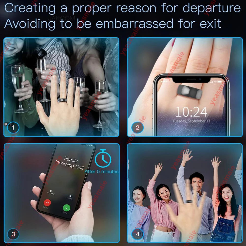 NFC ID IC Magic Finger Ring for Android IOS Wearable Device