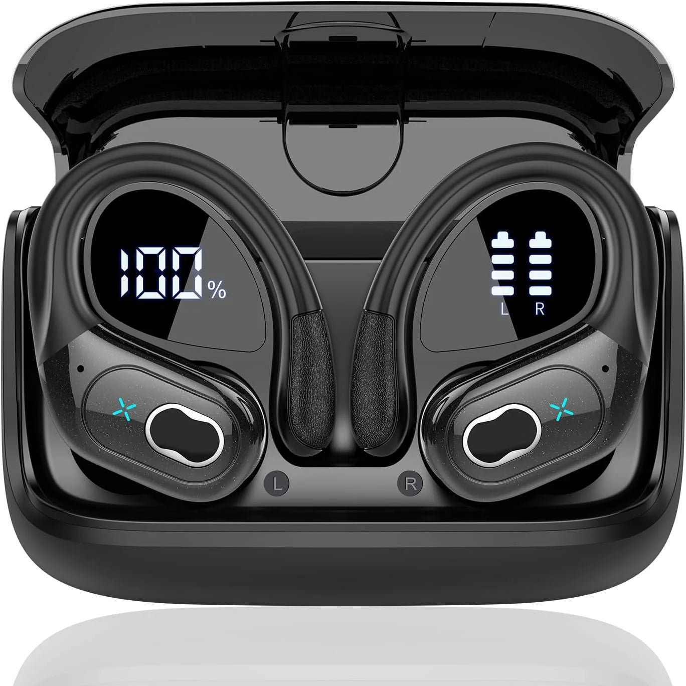 TWS Sports Earbuds Bluetooth 5.4 HIFI Bass Wireless Waterproof Headset