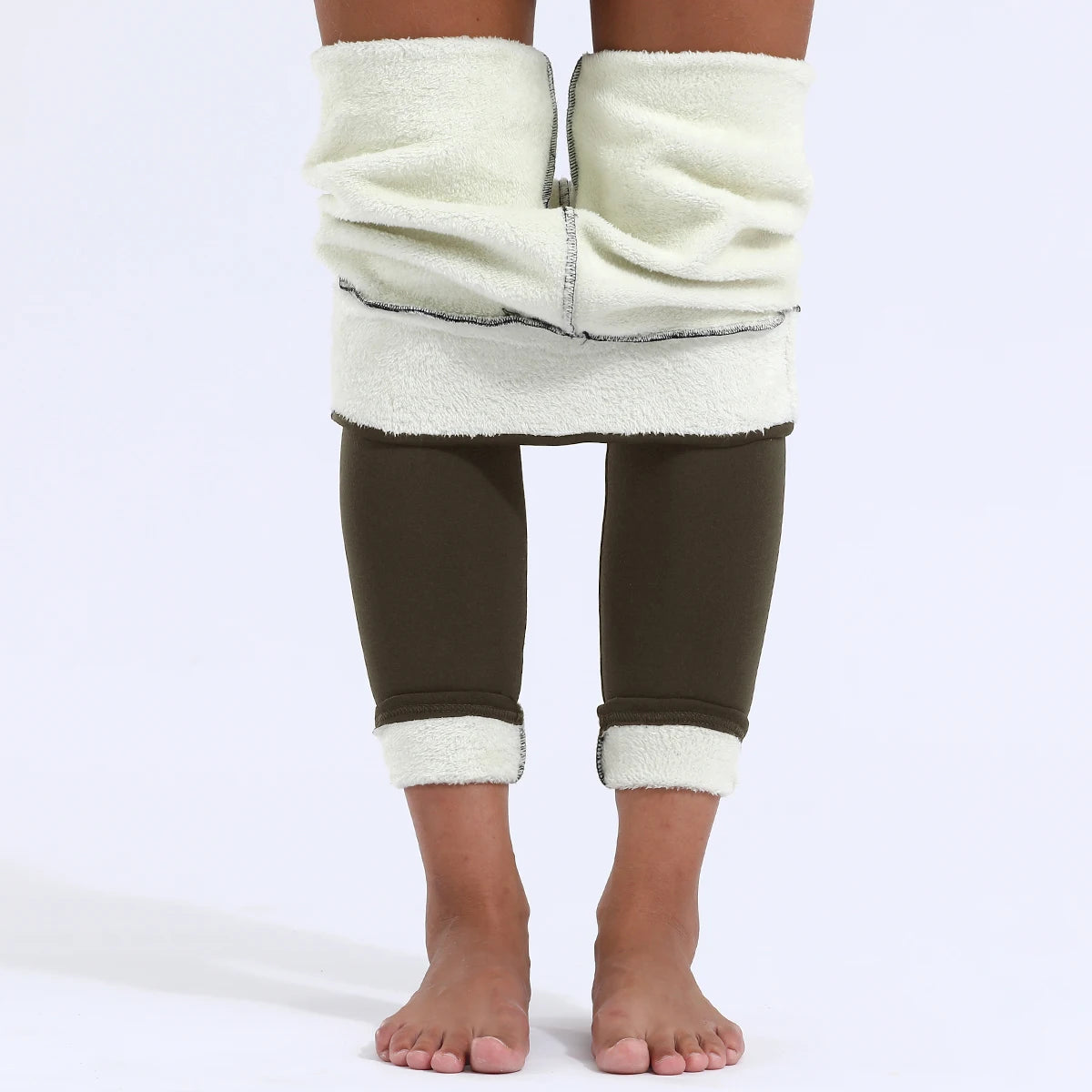 Women Winter Plus Velvet Stretch Leggings