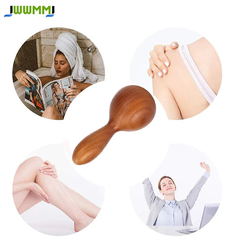 Wooden Handheld Massager Stick for Fascia