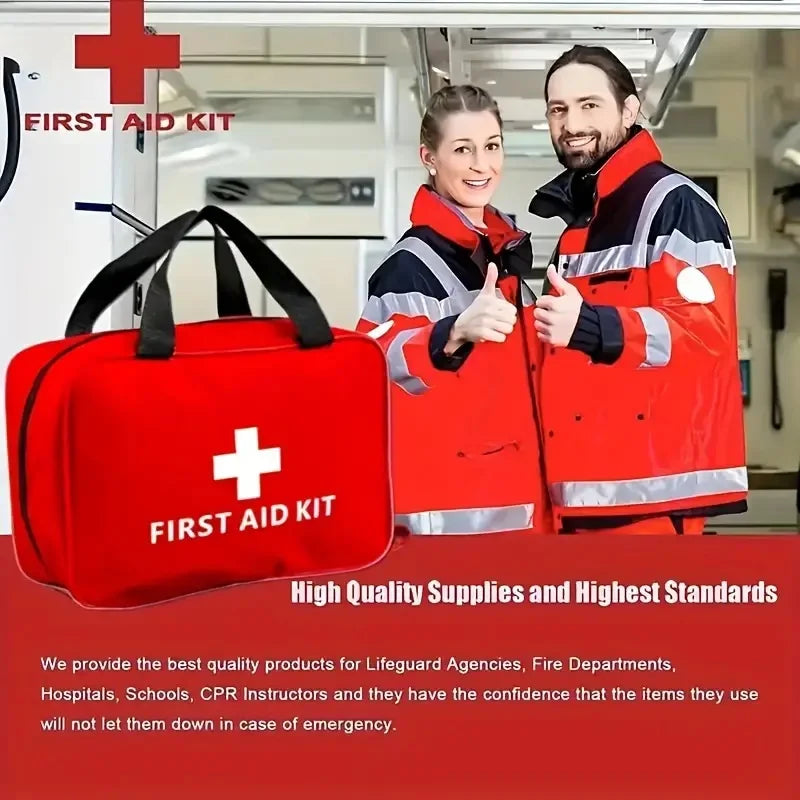 245PCS Deluxe First Aid Kit for Camping, Hiking and Travell