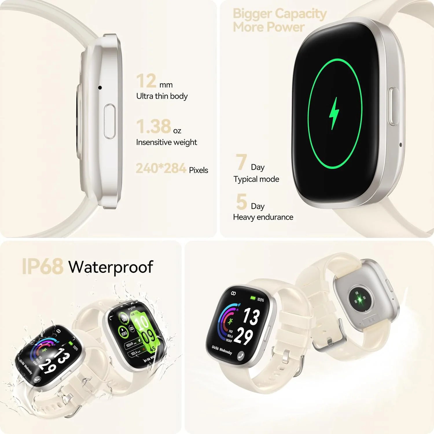 Smart Watches for Men Women Sleep Tracking