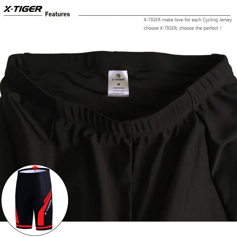 X-TIGER MTB, Road Bike Pants Bike Shorts Summer Outfit Clothes