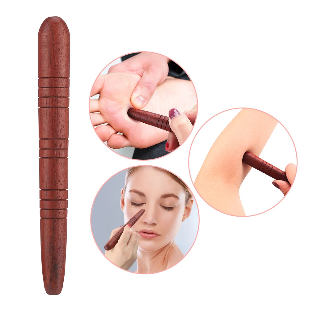 Wooden Foot Spa Physiotherapy Stick Tool