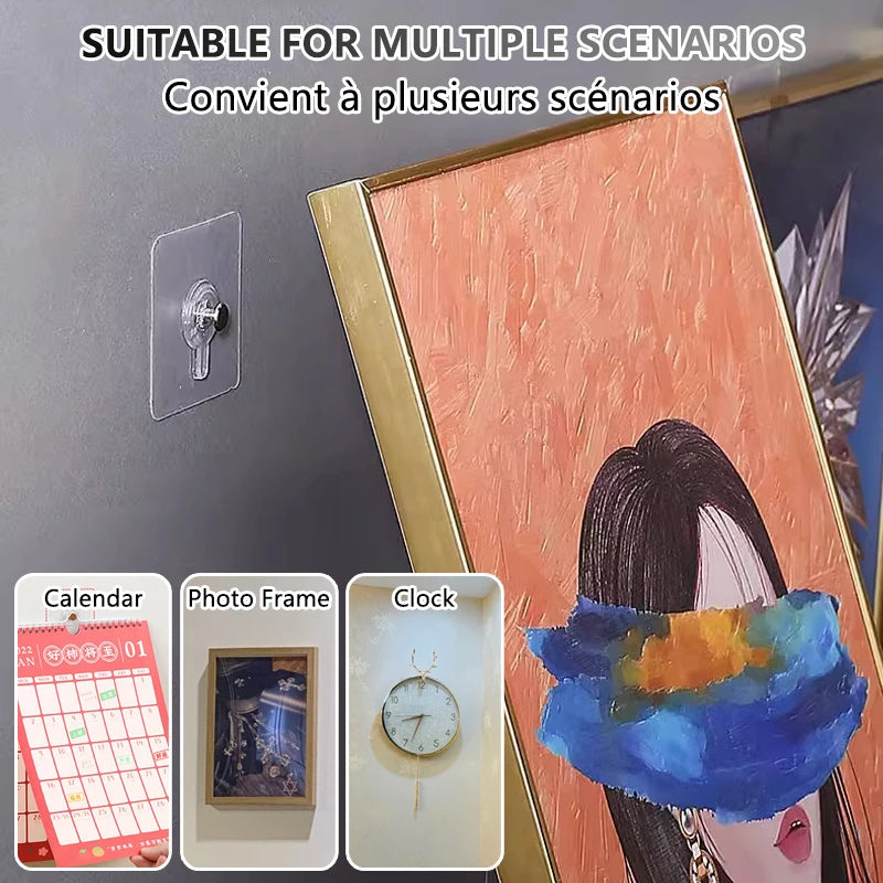 Transparent Adhesive Wall Hook