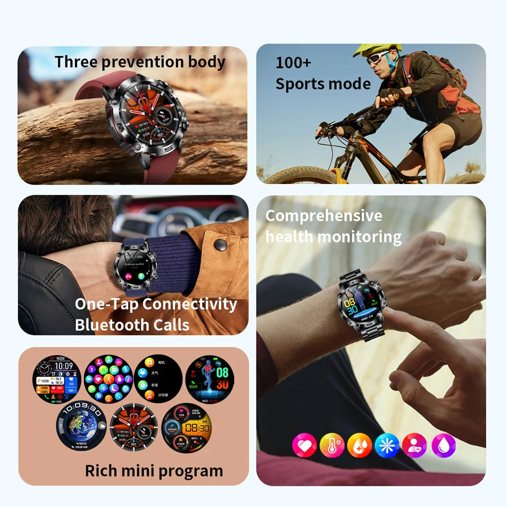 ECG+PPG Bluetooth Call Smart Watch