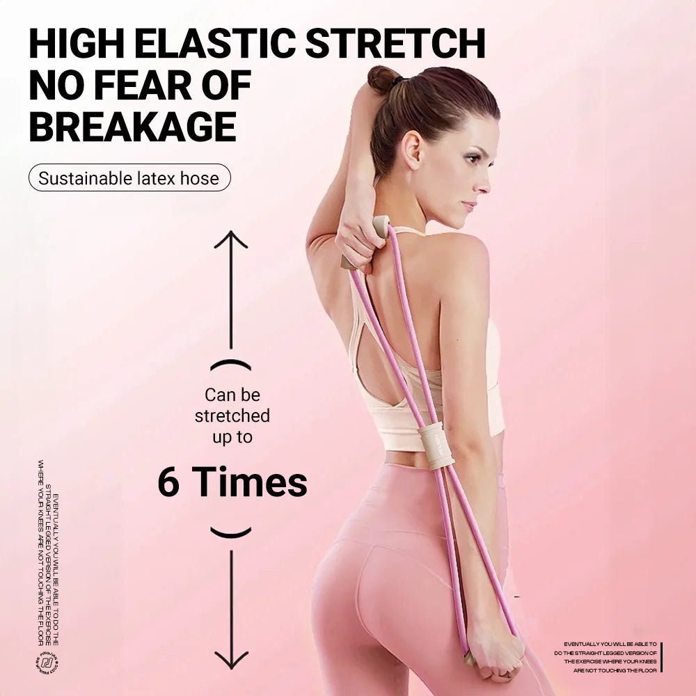 Tension Rope Yoga Gym Latex Rubber Arm Resistance Bands