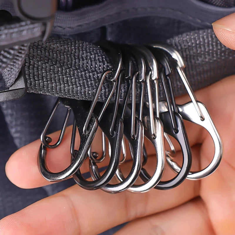 Aluminium Alloy Hiking Carabiner Clip Keychain
