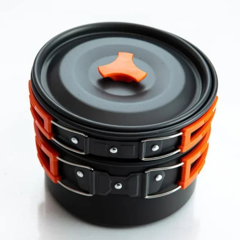 Aluminum Nonstick Portable Outdoor Tableware Kettle Pot