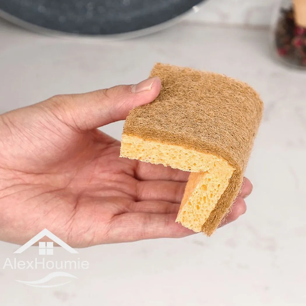 Eco Biodegradable And Compostable Wood Pulp Cotton Scouring Pad