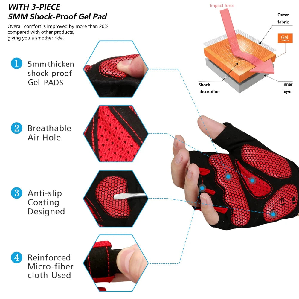 Breathable Bicycle Gloves