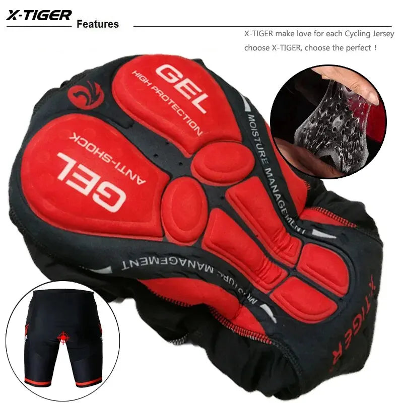 X-TIGER MTB, Road Bike Pants Bike Shorts Summer Outfit Clothes