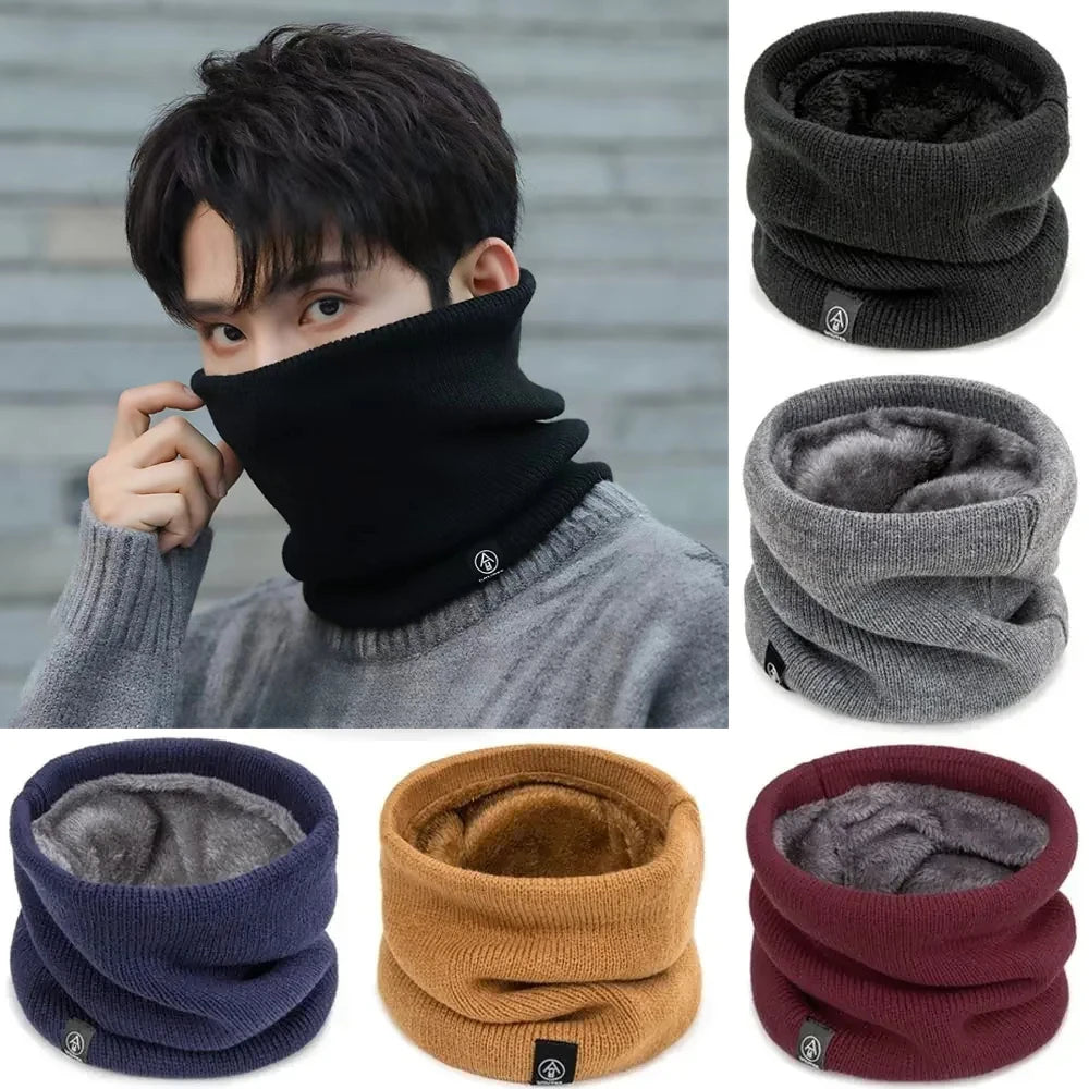 Fashion Soft Knitted Neck Warmer Women Men
