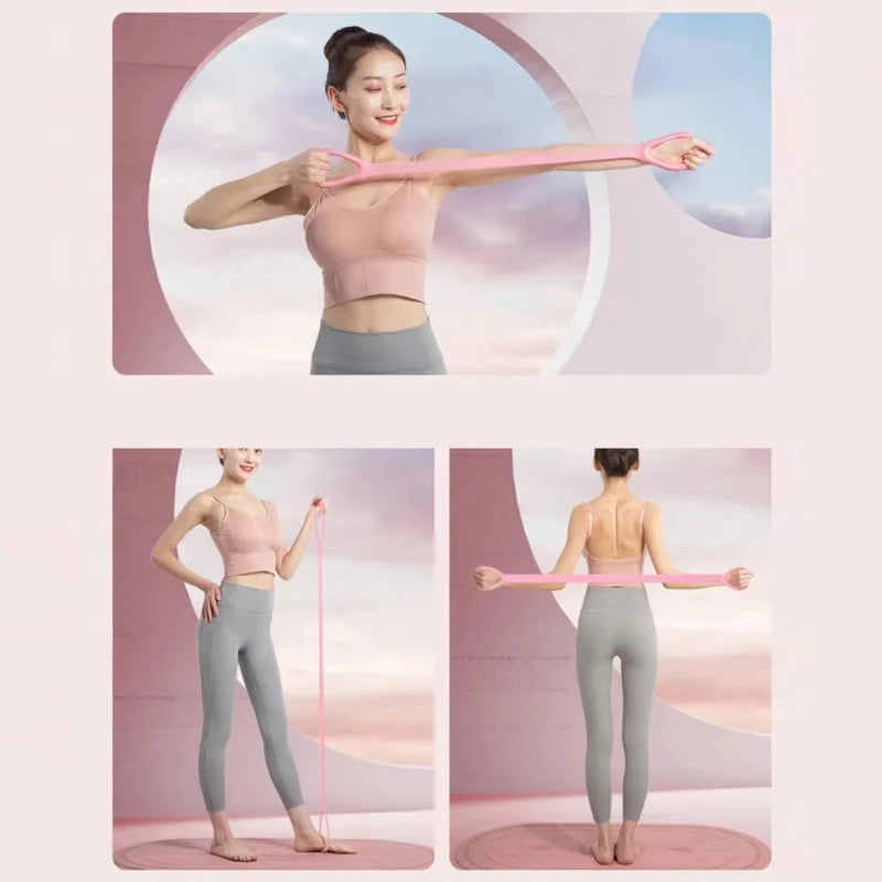 Workout Elastic Band Home Fitness Rubber Pull Rope