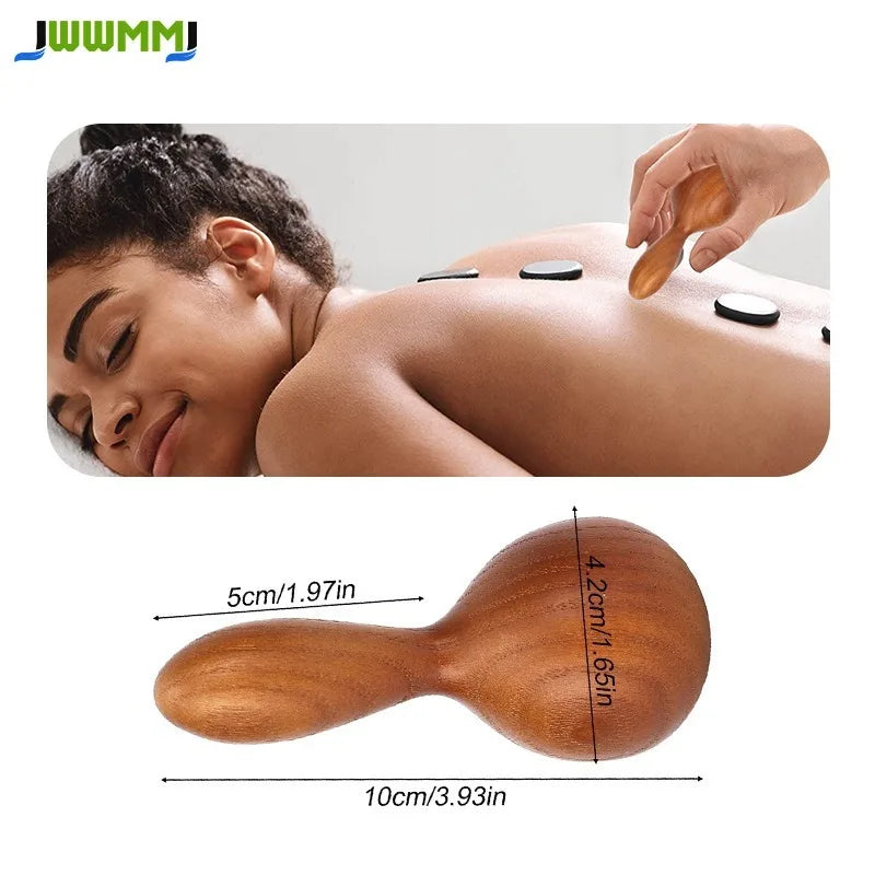 Wooden Handheld Massager Stick for Fascia