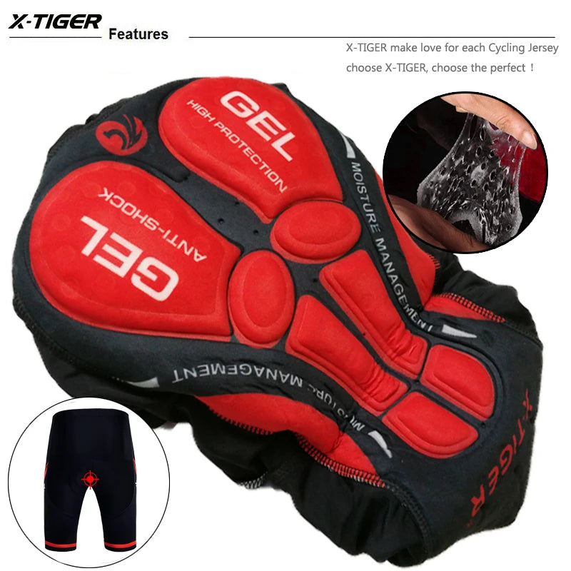 X-TIGER MTB, Road Bike Pants Bike Shorts Summer Outfit Clothes