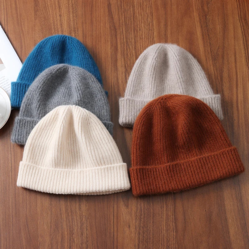 100%Merino Wool Beanies For Women&Men