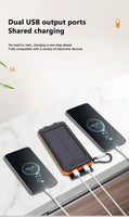 Xiaomi 200000mAh Solar Power Bank Portable Compatible with IOS Android USB-A and USB-C Fast Charging