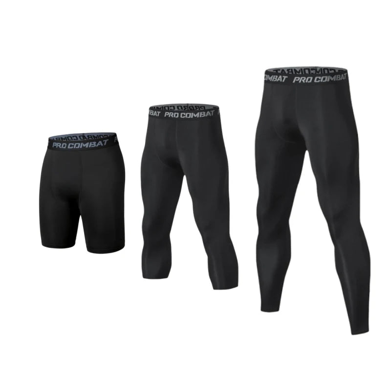 Mens Compression Baselayer Running Tights/Shorts