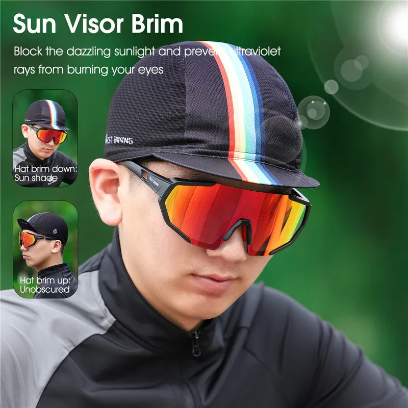WEST BIKING Summer Cycling Skull Caps