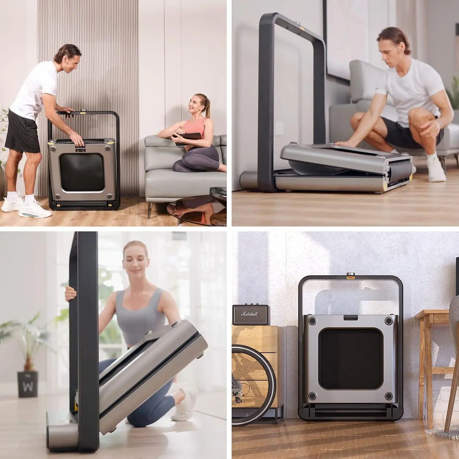 Treadmill Smart Double Folding Walking Pad