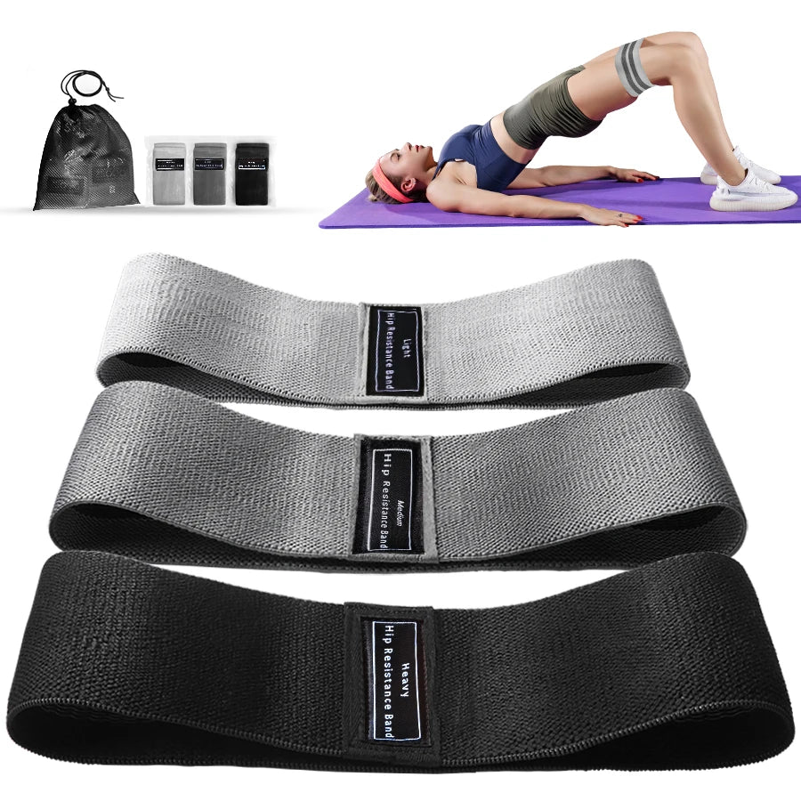 Fabric Resistance Hip Booty Elastic Bands