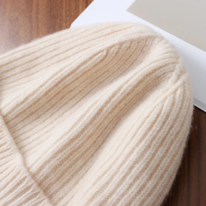 100%Merino Wool Beanies For Women&Men
