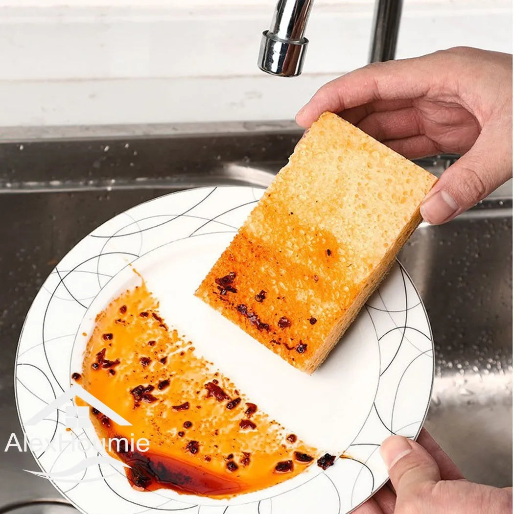 Eco Biodegradable And Compostable Wood Pulp Cotton Scouring Pad