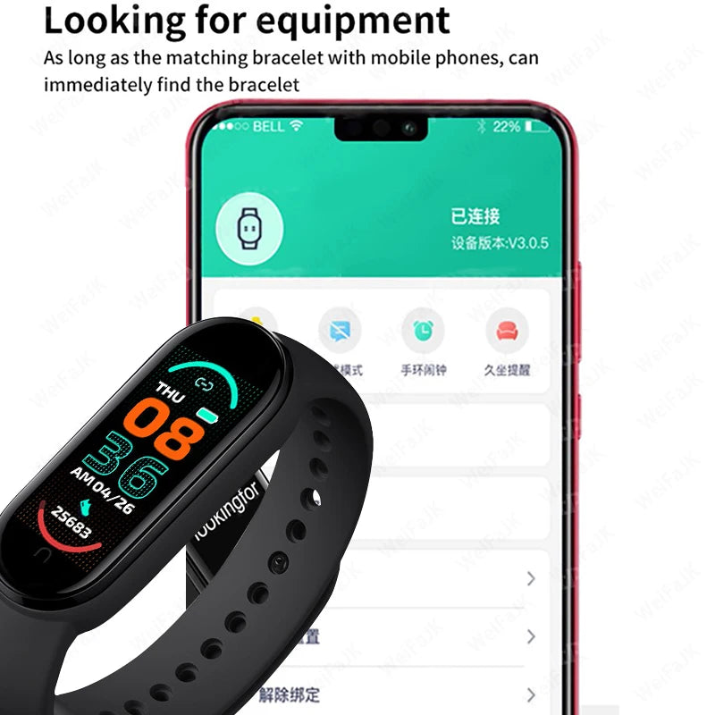 M6 Smart Watch Fitness Smart Bracelet
